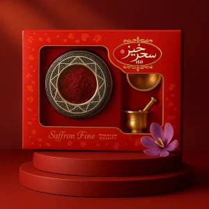 بررسی زعفران ۴ گرمی سحرخیز مدل خاتم کادویی