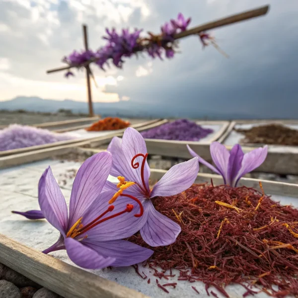 چگونه گلبرگ زعفران را خشک کنیم؟
