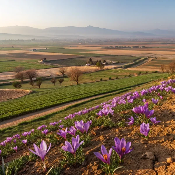 مزایای اقتصادی زعفران وامنان