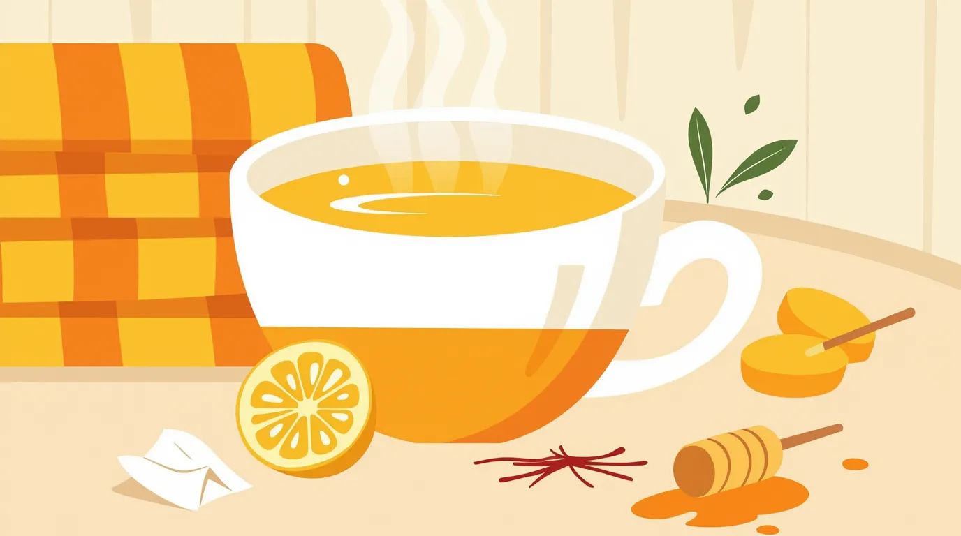 تاثیر چای زعفران بر سرفه و سرماخوردگی