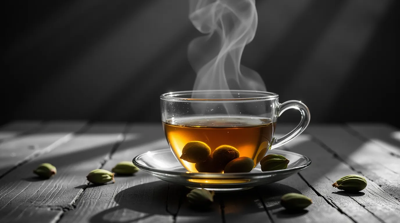 چای زعفران با هل