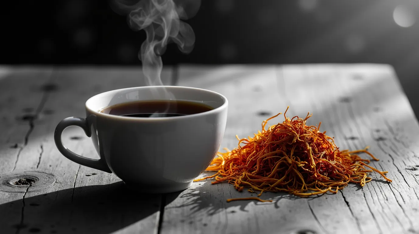 چای سیاه با زعفران